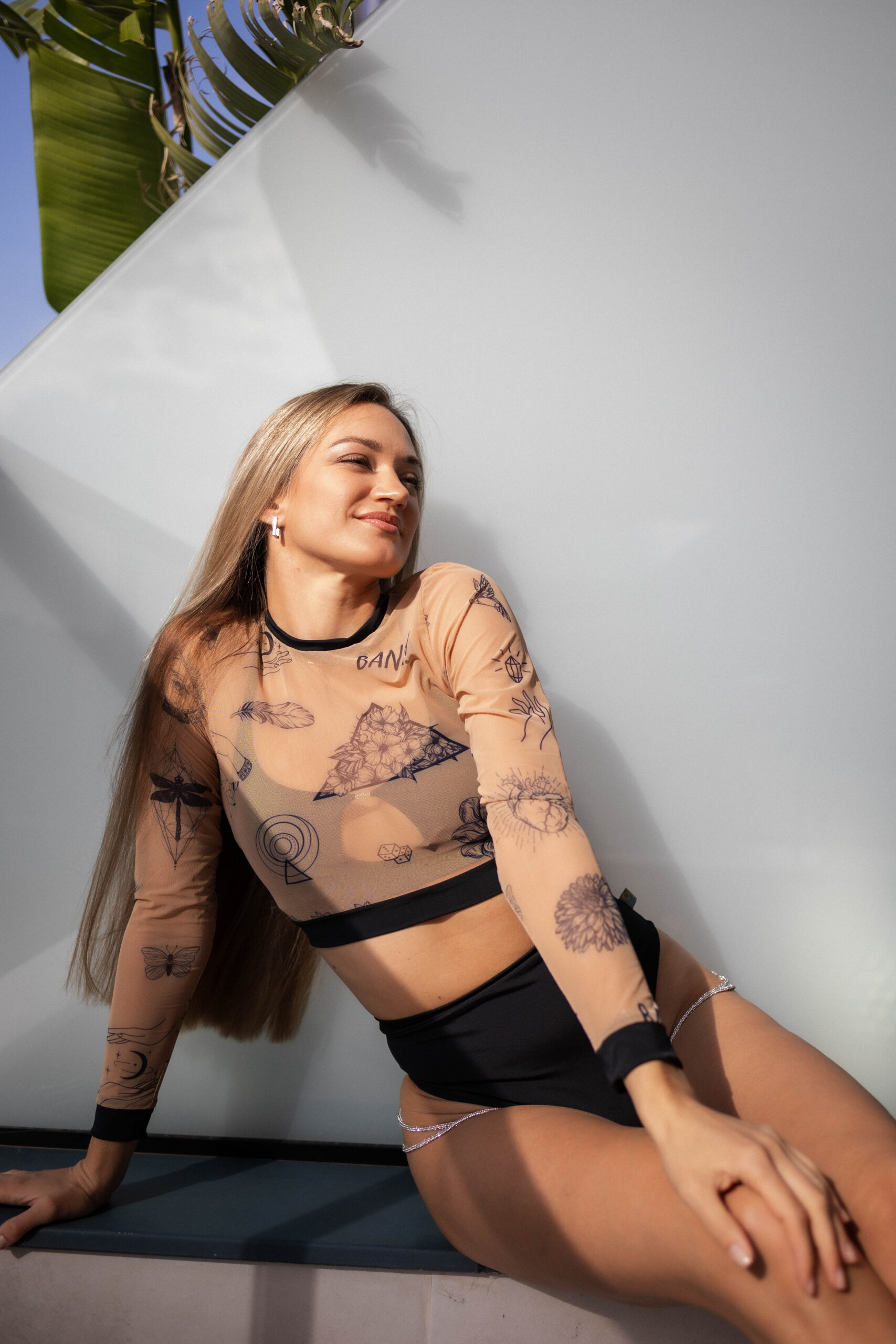 Блискучий pole wear комплект